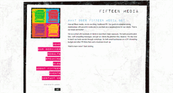 Desktop Screenshot of fifteen-media.com